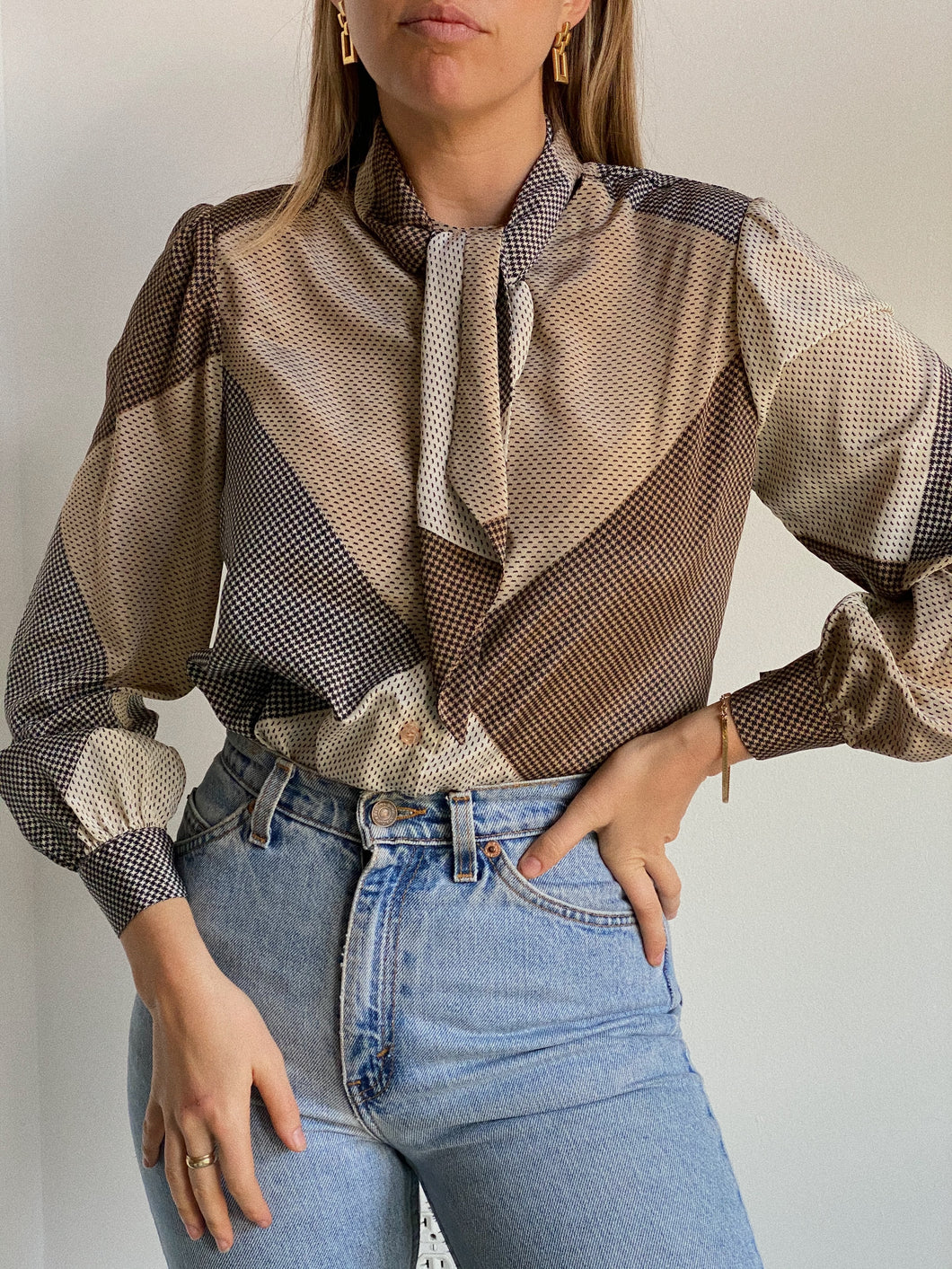 70s Patchwork Blouse