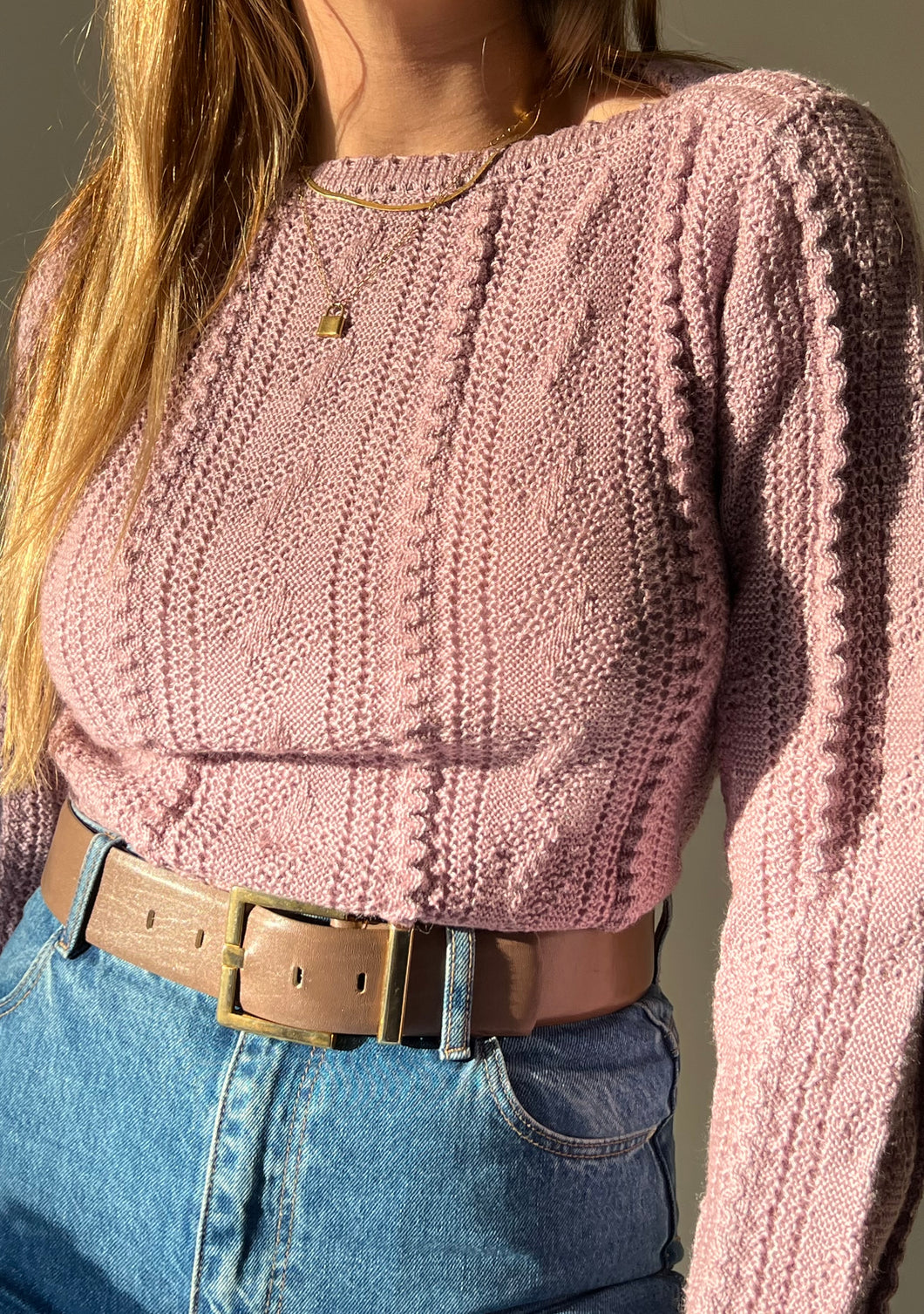 70s Lilac Knit