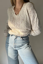 Load image into Gallery viewer, 80s Dior V-Neck Linen Sweater
