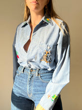 Load image into Gallery viewer, 70s Hand Embroidered Shirt
