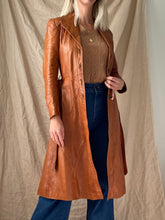 Load image into Gallery viewer, Pattie&#39;s Leather Trench Coat
