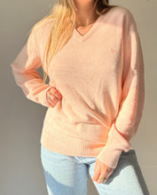 Load image into Gallery viewer, 80s Dior V-Neck Salmon Sweater
