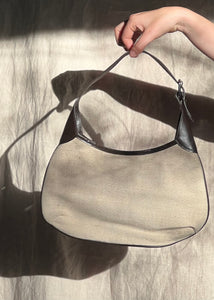 90s Linen Baby Bag