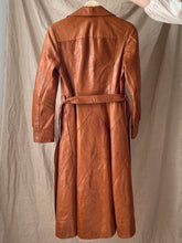 Load image into Gallery viewer, Pattie&#39;s Leather Trench Coat
