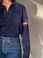 Load image into Gallery viewer, 70s Wool Polo Knit
