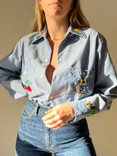 Load image into Gallery viewer, 70s Hand Embroidered Shirt
