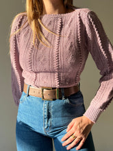 Load image into Gallery viewer, 70s Lilac Knit
