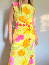 Load image into Gallery viewer, 60s Handmade Flower Power Dress
