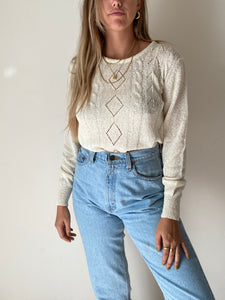 80s Pointelle Knit