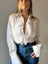 Load image into Gallery viewer, 70s RSVP Ruffle Blouse
