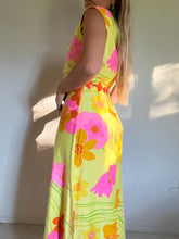 Load image into Gallery viewer, 60s Handmade Flower Power Dress
