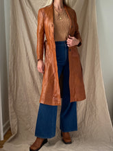 Load image into Gallery viewer, Pattie&#39;s Leather Trench Coat
