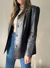 Load image into Gallery viewer, Y2K Dark Chocolate Leather Jacket
