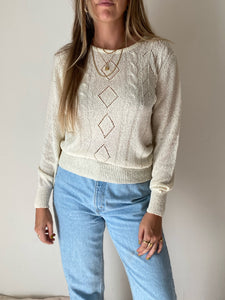 80s Pointelle Knit