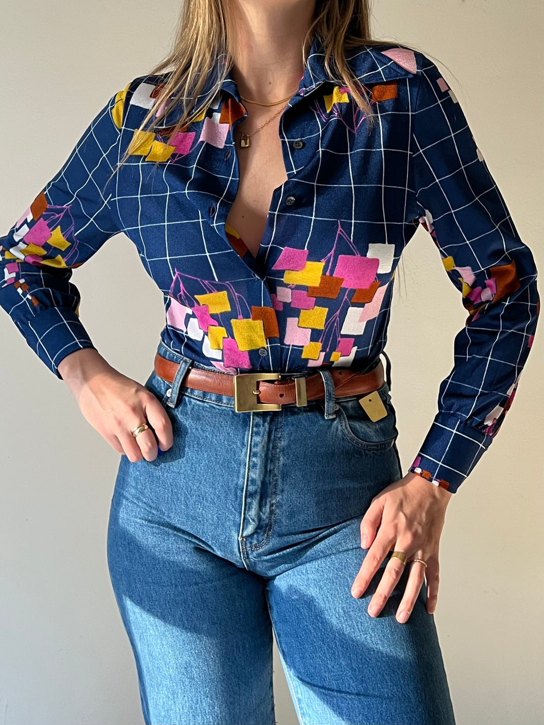 70s Geometric Bodysuit