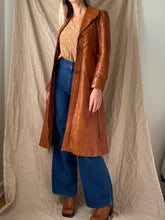 Load image into Gallery viewer, Pattie&#39;s Leather Trench Coat
