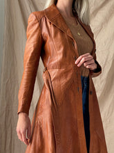 Load image into Gallery viewer, Pattie&#39;s Leather Trench Coat
