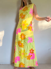 Load image into Gallery viewer, 60s Handmade Flower Power Dress
